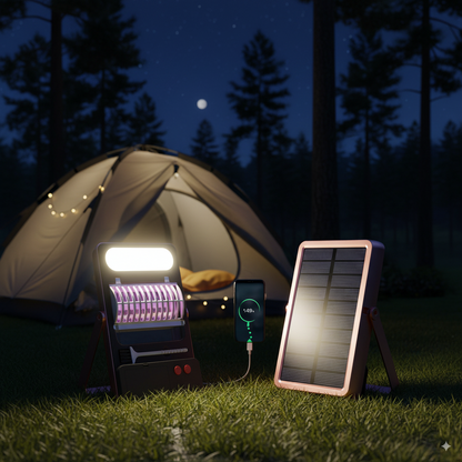 Lampe solaire anti-insectes 3en1 -MosquiLamp Pro™-