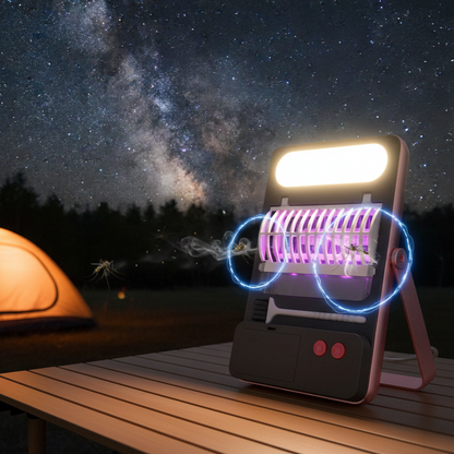 Lampe solaire anti-insectes 3en1 -MosquiLamp Pro™-